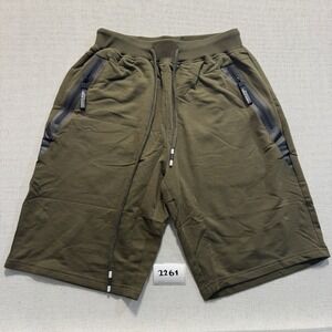 Fashion Sports Athletic Shorts Mens 30 Olive‎ Green New without Tags